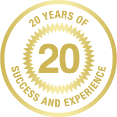 20 años de éxito y experiencia